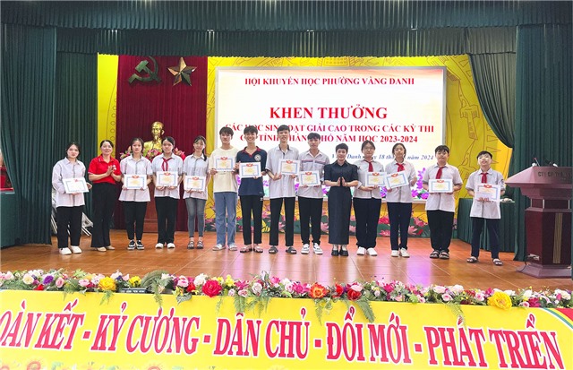Phường Vàng Danh tổng kết Tháng hành động vì trẻ em và các hoạt động quản lý, giáo dục thanh thiếu nhi, học sinh hè năm 2024