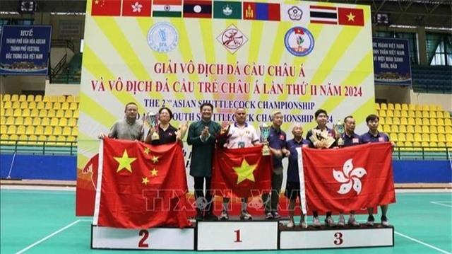 Đội tuyển Việt Nam xếp thứ nhất tại Giải vô địch đá cầu châu Á 2024