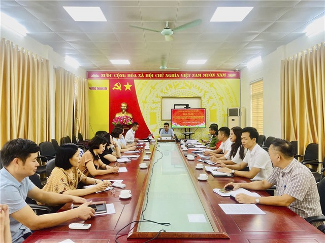 Phường Thanh Sơn rà soát, nắm tình hình công tác chuẩn bị cho năm học mới 2024-2025