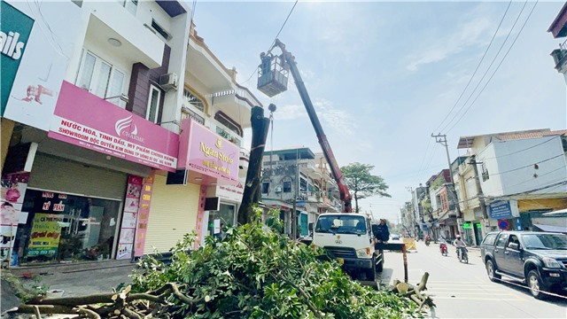 Chỉnh trang tuyến phố Thanh Sơn đoạn từ ngã 7 đường Trần Hưng Đạo đến đường Tuệ Tĩnh thành phố Uông Bí