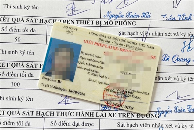 Đề xuất hai nội dung kiểm tra để phục hồi điểm bằng lái xe