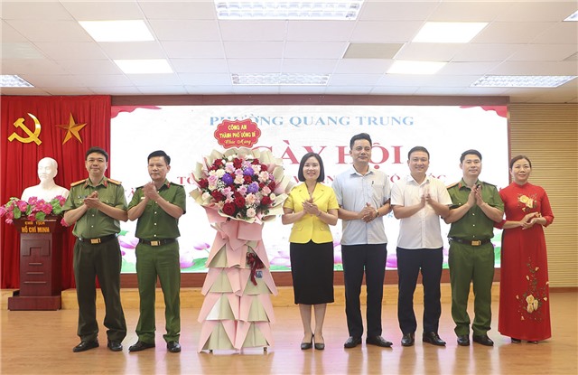 Phường Quang Trung tổ chức Ngày hội Toàn dân bảo vệ an ninh Tổ quốc và Công an lắng nghe ý kiến Nhân dân năm 2024