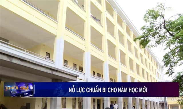 Nỗ lực chuẩn bị cho năm học mới