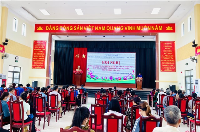 Phường Nam Khê tổng kết Tháng hành động Vì trẻ em và các hoạt động quản lý giáo dục thanh thiếu nhi, học sinh hè năm 2024