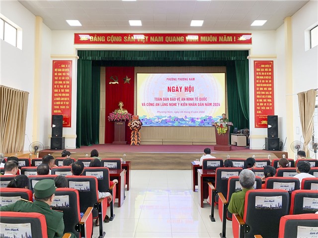 Phường Phương Nam tổ chức Diễn đàn công an lắng nghe ý kiến Nhân dân 