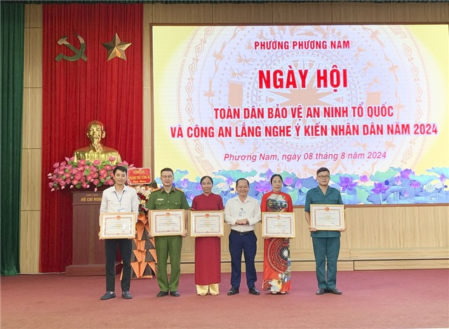 Ngày hội toàn dân bảo vệ ANTQ phường Phương Nam 2024