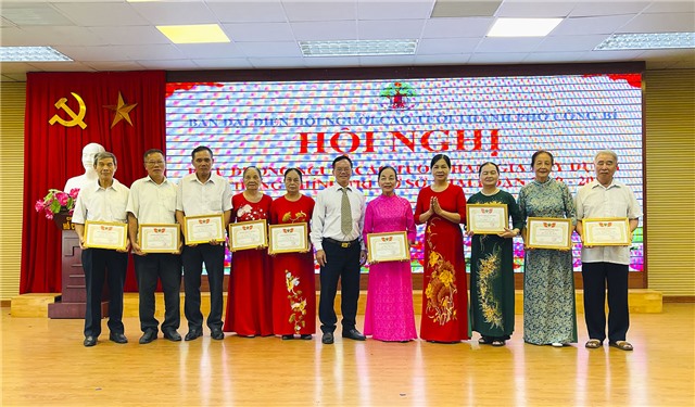 Ban đại diện Hội người cao tuổi thành phố Uông Bí - biểu dương người cao tuổi tham gia hệ thống chính trị ở cơ sở giai đoạn 2019-2024