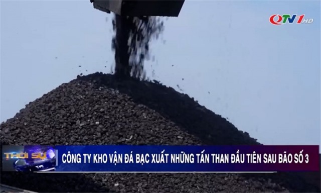 Công ty Kho vận Đá Bạc: Xuất những tấn than đầu tiên sau bão số 3