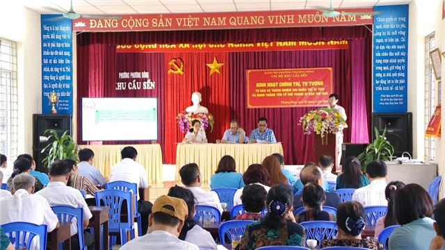 Sinh hoạt chi bộ ngày càng thực chất, hiệu quả