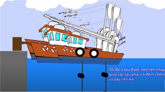 Hướng dẫn neo đậu tàu thuyền tránh trú bão số 3