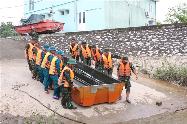 Thành phố Uông Bí huy động tối đa lực lượng chống bão