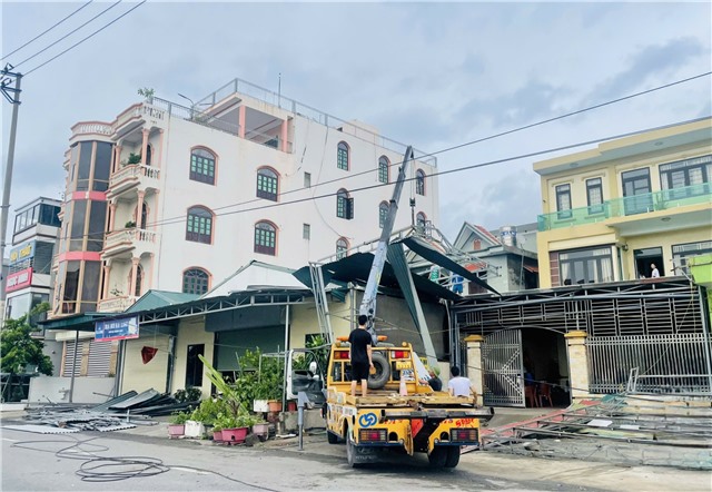 Uông Bí khẩn trương khắc phục hậu quả bão số 3