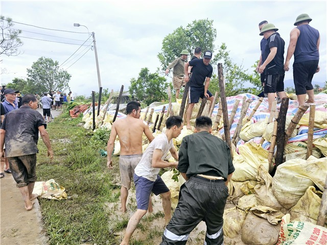 Nhân dân thành phố chung tay khắc phục hậu quả sau bão
