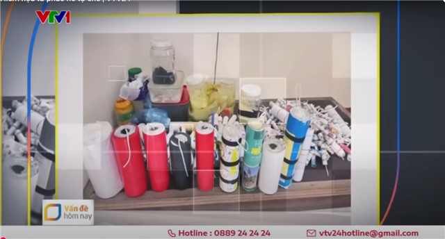 Hiểm họa từ pháo nổ tự chế