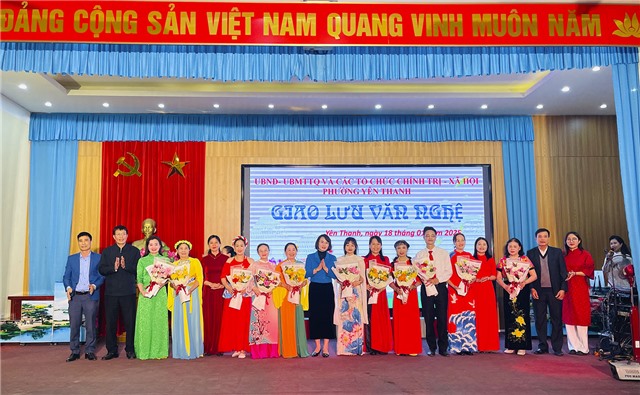 Phường Yên Thanh giao lưu văn nghệ 