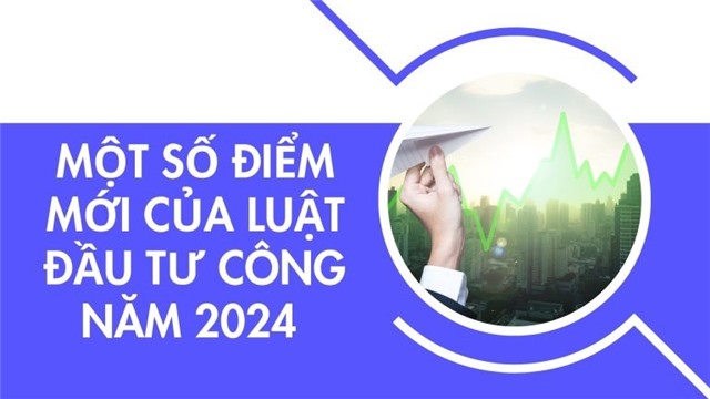 Một số điểm mới của Luật Đầu tư công năm 2024 (có hiệu lực thi hành từ 01/01/2025)