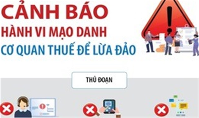 Cảnh báo hành vi mạo danh cơ quan Thuế để lừa đảo