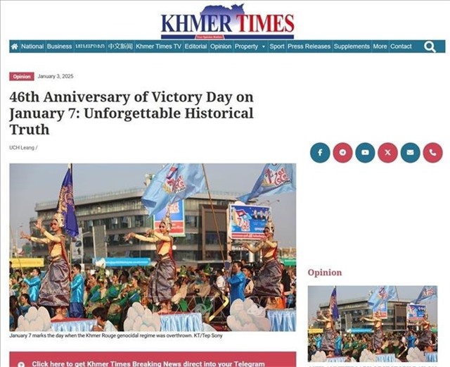 Sự kiện lịch sử 7/1: Biểu tượng của tinh thần đoàn kết quốc tế Campuchia - Việt Nam