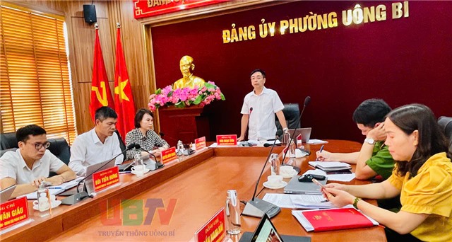 Ban công tác 35 Đảng ủy phường Uông Bí đánh giá kết quả công tác quý III, triển khai phương hướng nhiệm vụ quý IV