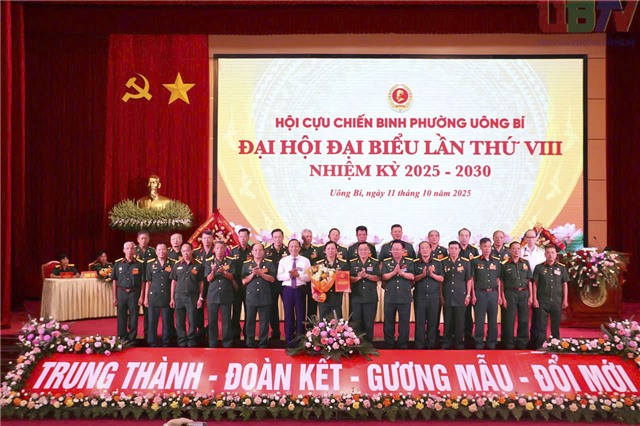 Đại hội đại biểu Hội Cựu chiến binh phường Uông Bí lần thứ VIII, nhiệm kỳ 2025-2030