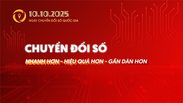 Bộ Khoa học và Công nghệ công bố bộ nhận diện Ngày Chuyển đổi số quốc gia 10.10.2025