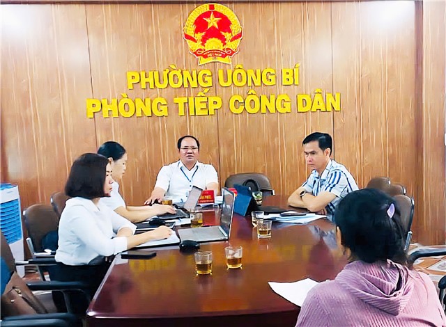 Phường Uông Bí tổ chức tiếp công dân định kỳ tháng 10/2025
