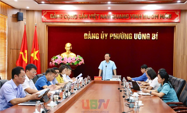 Hội nghị Thường trực Đảng ủy phường Uông Bí tuần 43