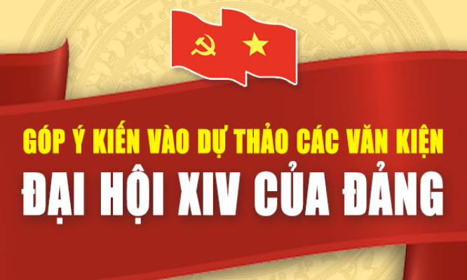 Góp ý kiến vào dự thảo các văn kiện Đại hội XIV của Đảng