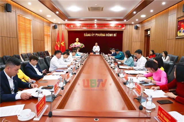 Hội nghị lần thứ VI Ban chấp hành Đảng bộ phường Uông Bí