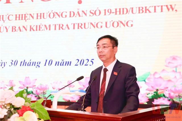 Đảng ủy phường Uông Bí quán triệt Hướng dẫn số 19 của Ủy ban Kiểm tra Trung ương quy định về việc giải quyết tố cáo và khiếu nại liên quan đến cuộc bầu cử đại biểu Quốc hội và Hội đồng nhân dân các cấp nhiệm kỳ 2026-2031