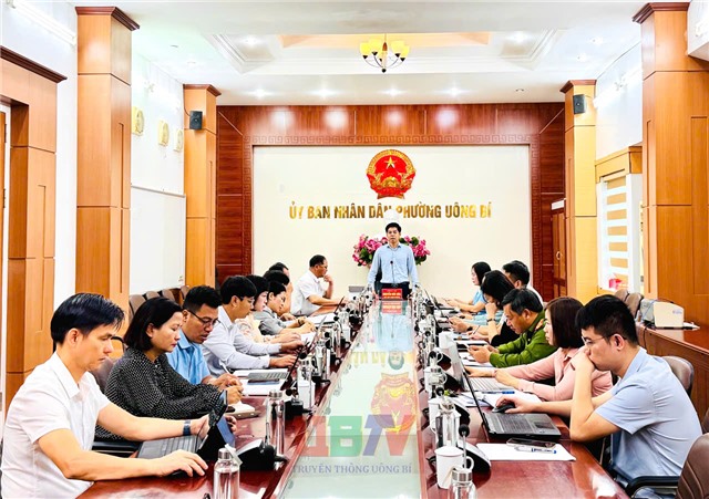 Hội nghị giao ban thường kỳ UBND phường tháng 10/2025