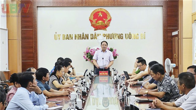 Phường Uông Bí chủ động ứng phó khẩn cấp với bão số 11 (MATMO)