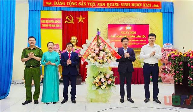 Khu phố Quang Trung 4 rộn ràng Ngày hội Đại đoàn kết toàn dân