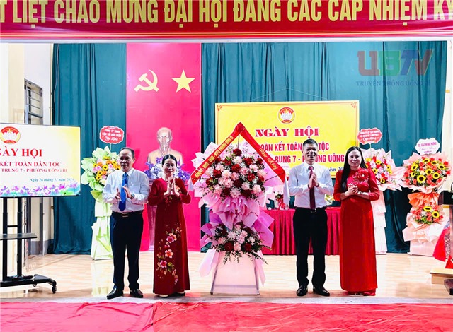 Tưng bừng ngày hội đại đoàn kết tại khu Quang Trung 7