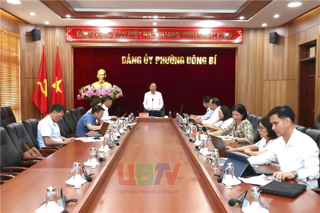 Hội nghị Thường trực Đảng ủy phường tuần thứ 47