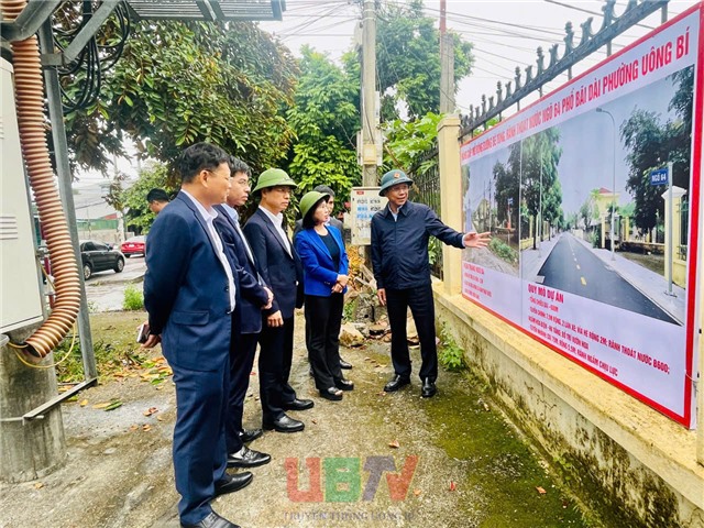 Đồng chí Trịnh Thị Minh Thanh, Phó Bí thư Thường trực Tỉnh ủy, Chủ tịch HĐND tỉnh khảo sát một số địa điểm sau kiến nghị của cử tri