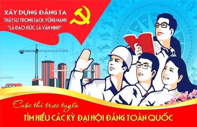 Cuộc thi trực tuyến tìm hiểu các kỳ Đại hội Đảng toàn quốc