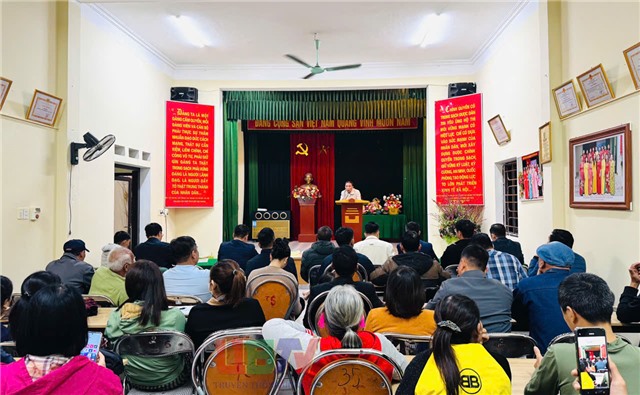 Phường Uông Bí lấy ý kiến nhân dân về dự án nâng cấp, mở rộng đường ngõ 64 phố Bãi Dài