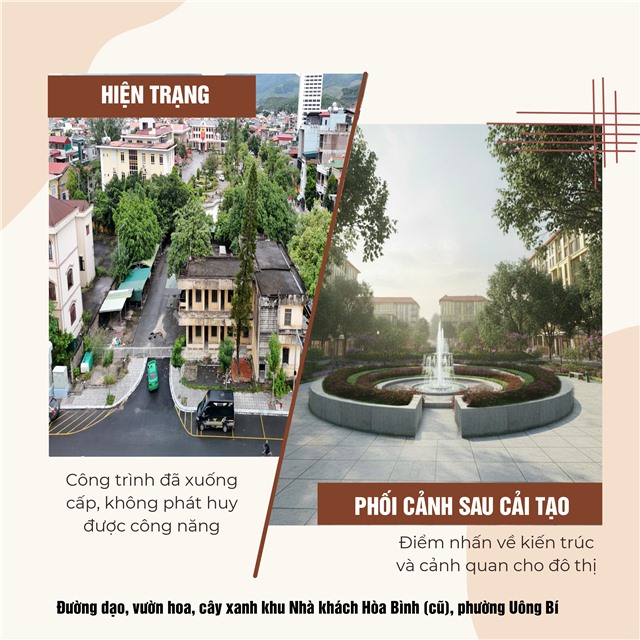 Phường Uông Bí nhiều dự án được triển khai kiến tạo diện mạo đô thị