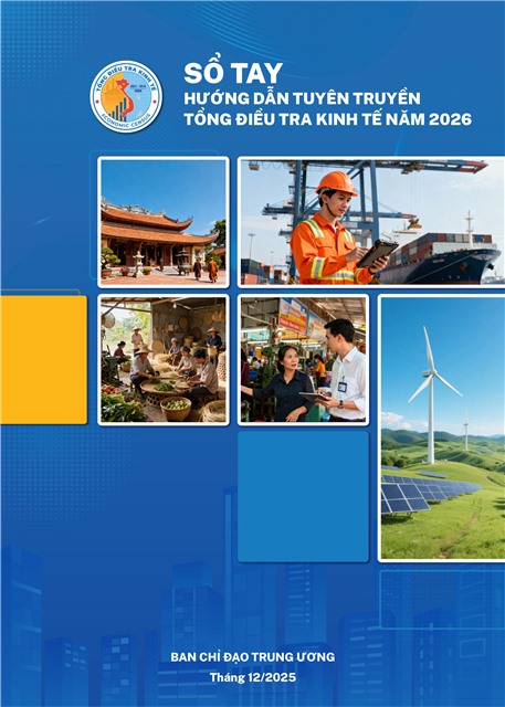 SỔ TAY HƯỚNG DẪN TUYÊN TRUYỀN TỔNG ĐIỀU TRA KINH TẾ NĂM 2026