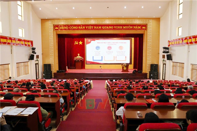 Hội nghị trực tuyến quán triệt, tuyên truyền và triển khai thực hiện nghị quyết của BCH Đảng bộ tỉnh về phương hướng, nhiệm vụ năm 2026
