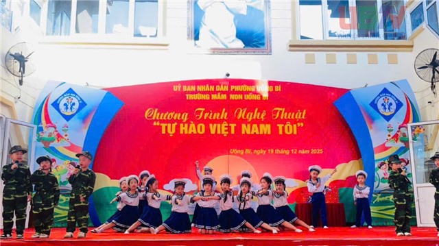 Trường Mầm non Uông Bí tổ chức chương trình ngoại khoá “Tự hào Việt Nam tôi”