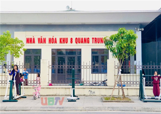 Phường Uông Bí: Đầu tư 2,2 tỷ đồng lắp đặt 131 bộ thiết bị thể dục thể thao ngoài trời