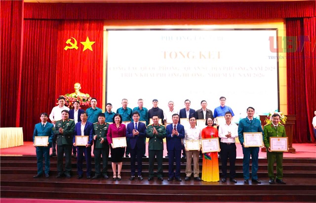Phường Uông Bí tổng kết công tác quốc phòng, quân sự địa phương năm 2025