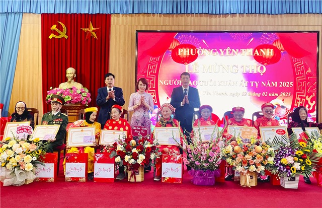 Phường Yên Thanh mừng thọ Người cao tuổi Xuân Ất Tỵ năm 2025