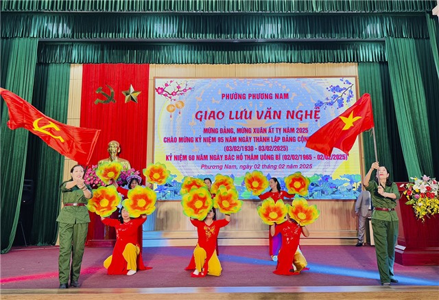 Phường Phương Nam: Chương trình nghệ thuật mừng Đảng, mừng Xuân Ất Tỵ và chào mừng kỷ niệm 95 năm Ngày thành lập Đảng Cộng sản Việt Nam  