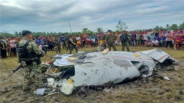 Rơi máy bay quân sự của Mỹ tại Philippines, 4 người thiệt mạng