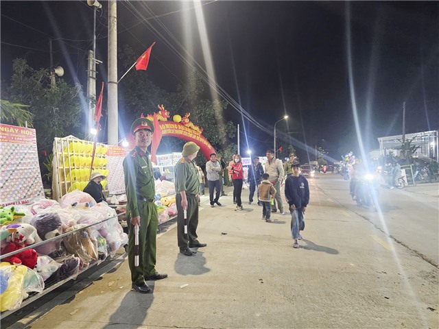 Đảm bảo an ninh trật tự tại Ngày hội Văn hóa các dân tộc xã Thượng Yên Công