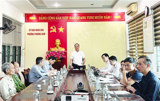 Đối thoại với các hộ dân chưa bàn giao mặt bằng thực hiện dự án tuyến đường Yên Tử kéo dài