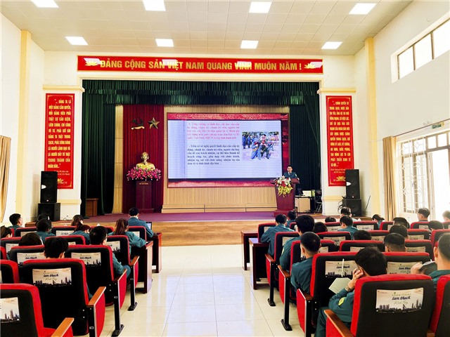 Cụm huấn luyện số 4 khai mạc huấn luyện dân quân năm thứ nhất năm 2025